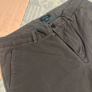 TAYLRD Men’s Dark Green/Grey Tech Chinos Sz 35x32